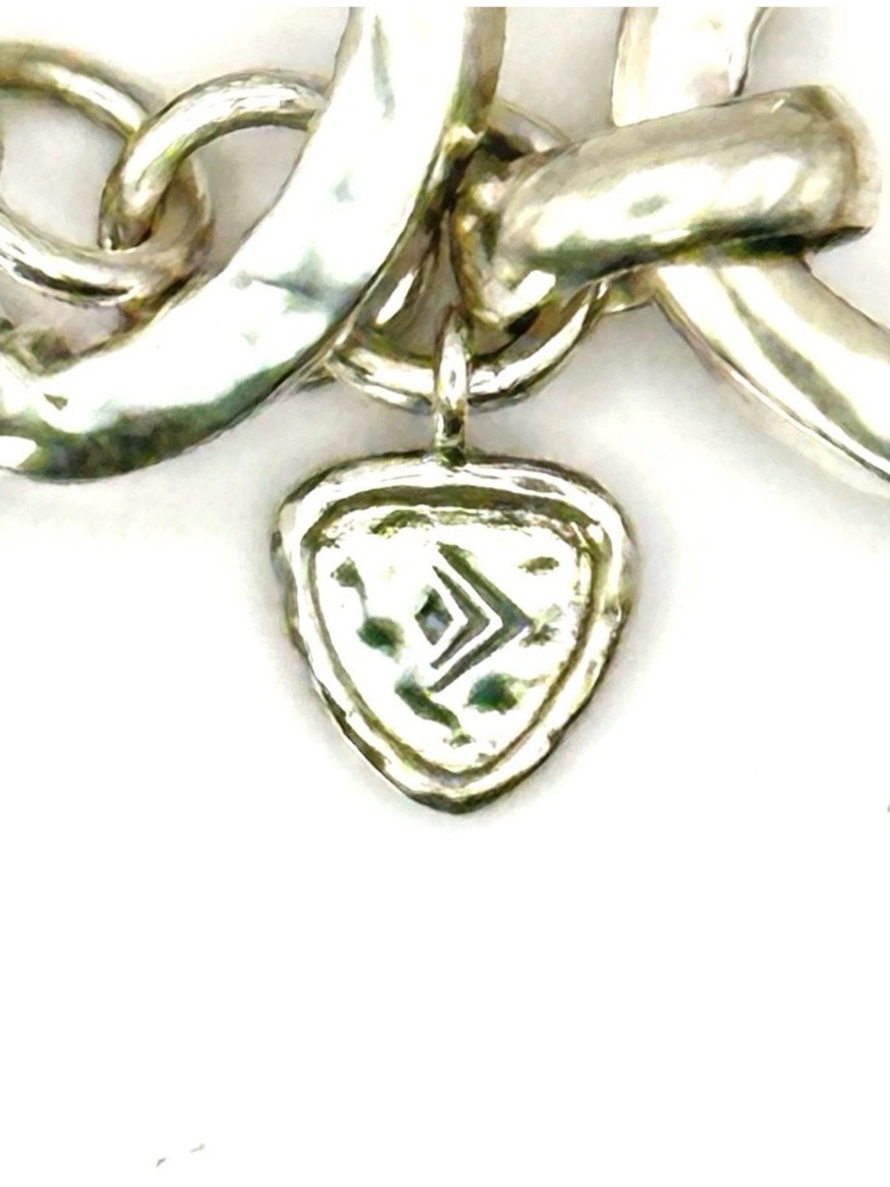 Silpada Retired B2709 “ Silver Rush” Sterling Silver Link Toggle Bracelet - Picture 3 of 5